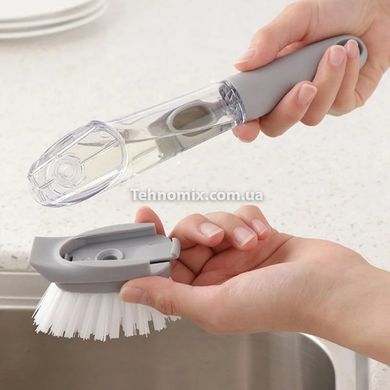 Щітка для посуду з дозатором Wok Cleaning Brush