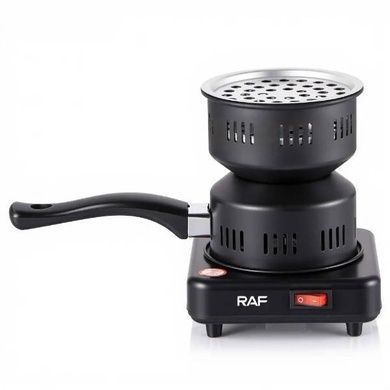 Плитка електрична для розпалювання вугілля для кальяну RAF R.8036 Чорна