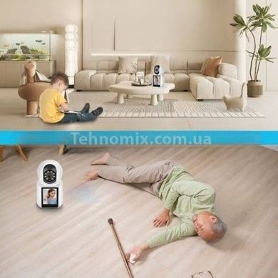 Камера видеонаблюдения V1 WIFI camera video calling 1080p app ice Белая