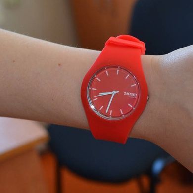 Часы женские Skmei Rubber Red 9068R