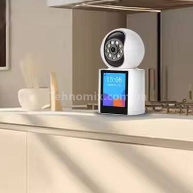 Камера видеонаблюдения V1 WIFI camera video calling 1080p app ice Белая