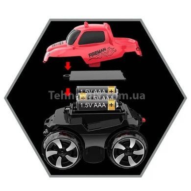 Трек гоночный 96 деталей с машинкой на батарейках Track Space Upgrade Version