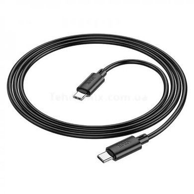Кабель HOCO X88 Gratified 60W передача даних для Type-C to Type-C Black