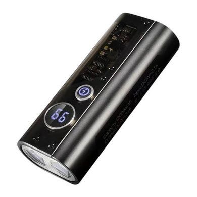 Ліхтар-павер банк ручний акумуляторний 12000mAh YEMAO YM-B200 2P50 LED+SMD(RGB) Li-Ion Чорний