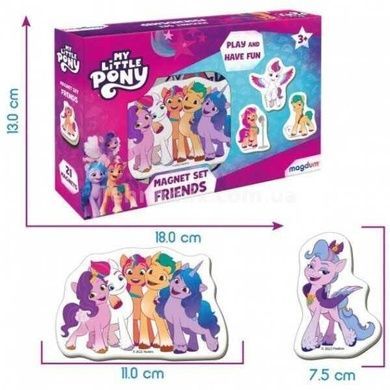 Набір магнітів My Little Pony 21 предмет Magdum