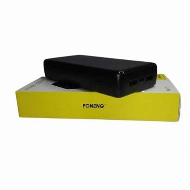 Повербанк на 2 USB Foneng P54 20000 mAh Чорний