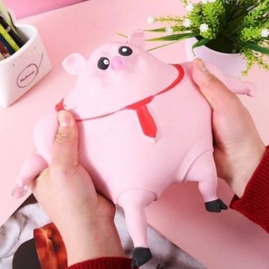 Игрушка-антистрес Свинья 1600гр Розовая