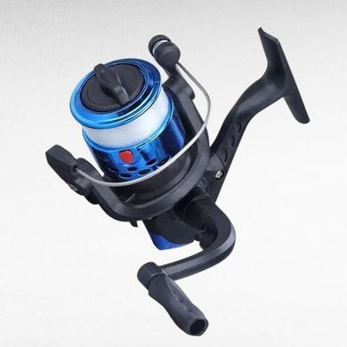 Катушка для спиннинга безынерционная универсальная пластиковая FISHMX sy200 Черная