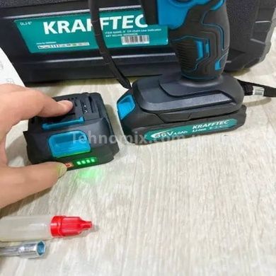Акумуляторна ланцюгова пилка з індикатором масла Chain Saw 6" KRAFFTEC