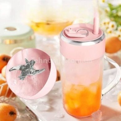 Портативний блендер Portable multifunctional cooking cup Рожевий