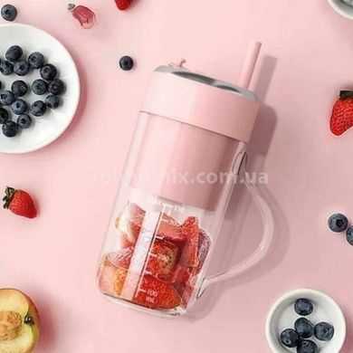 Портативний блендер Portable multifunctional cooking cup Рожевий