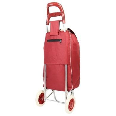 Сумка-візок на коліщатках для покупок Trolley medium 95x35см Червона