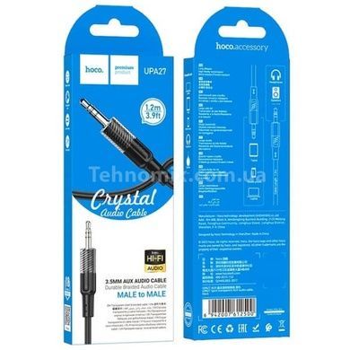 Кабель Hoco UPA27 AUX audio cable Чорний