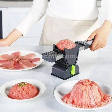 Слайсер измельчитель для мяса ручная мясорубка LY-824 Черная