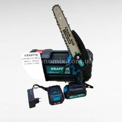 Акумуляторна ланцюгова пилка з індикатором масла Chain Saw 6" KRAFFTEC