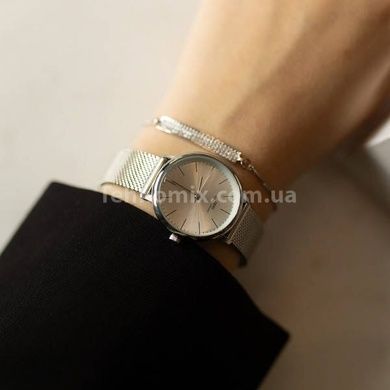 Женский подарочный набор (часы, браслет, цепочка с кулоном) Baosaili BOX IBSO Silver
