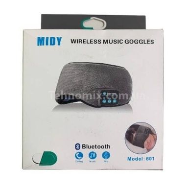 Маска для сну з музикою Bluetooth Music Goggles Синя