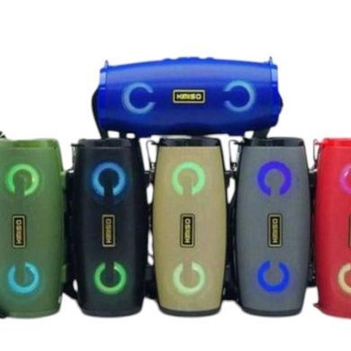 Blueooth колонка акумуляторна 3+3Вт USB Kimiso 202 Синя