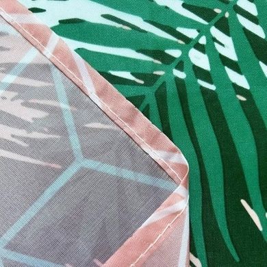 Занавеска-шторка для душа 180*180см Shower curtain W-5 Зеленые листья