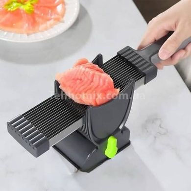 Слайсер измельчитель для мяса ручная мясорубка LY-824 Черная