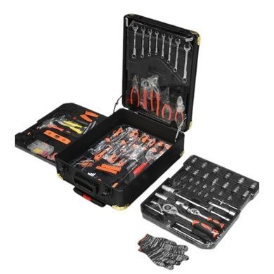 Набір інструментів WMC TOOLS 408 предметів з тріскачкою (в валізі)
