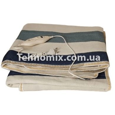 Простирадло електрична з сумкою Electric Blanket 150х120см (кольорові смуги)