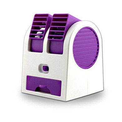 Настільний міні кондиціонер Conditioning Air Cooler USB фіолетовий