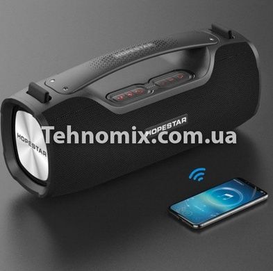 Колонка Bluetooth HOPESTAR A6 PRO + мікрофон Чорна