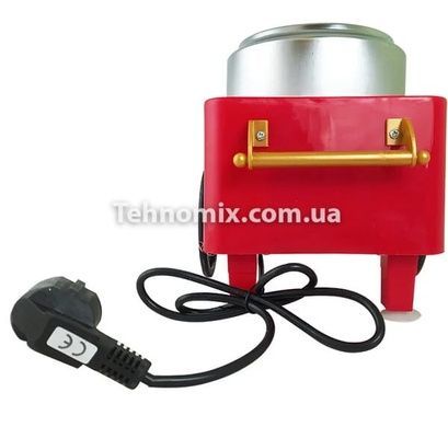 Великий апарат для цукрової вати Cotton Candy Maker Червоний + палички в подарунок