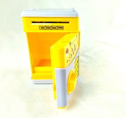 Дитячий сейф-скарбничка Cartoon saving box з кодовим замком pokemon