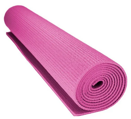 Килимок для йоги та фітнес Power System Fitness Yoga Рожевий