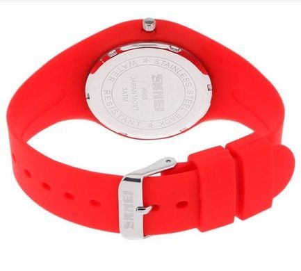 Часы женские Skmei Rubber Red 9068R