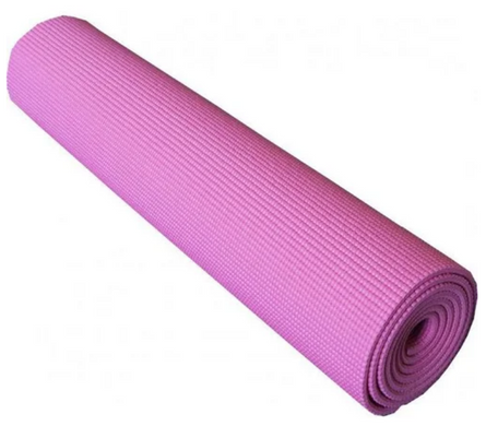 Коврик для йоги и фитнес Power System Fitness Yoga Розовый