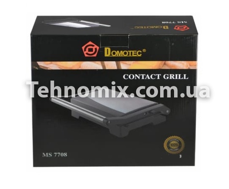 Гриль електричний Domotec MS 7708 1000Вт