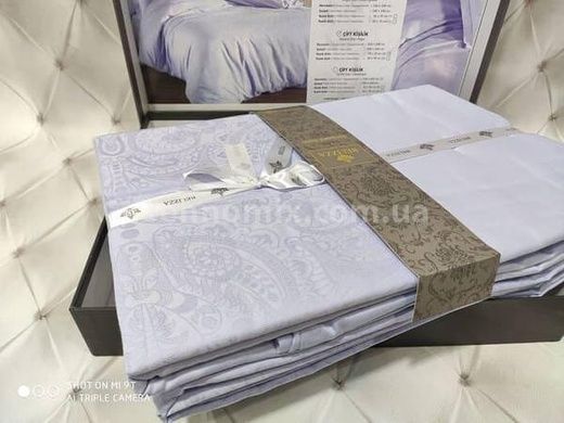 Постільна білизна Belizza Sorina lila Жаккард Тенсель Євро розмір