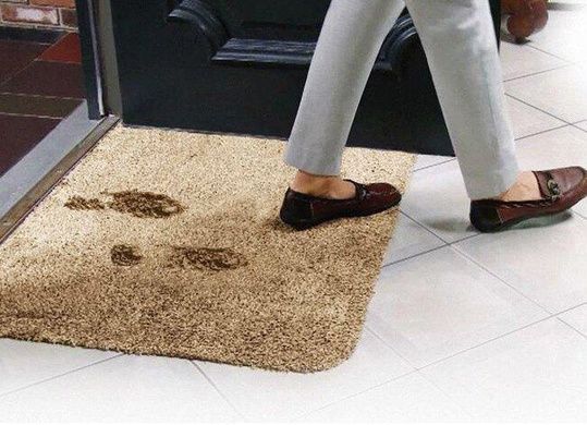 Супервпитуючий Килимок Clean Step Mat Коричневий