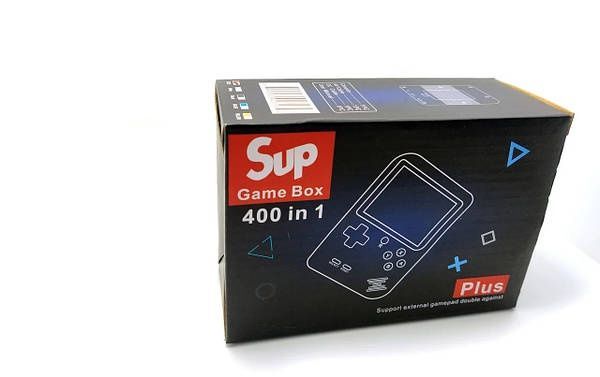 Портативна доставка Retro FC Game Box Sup 400in1 Plus Yellow