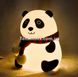 Дитячий силіконовий нічник панда з сенсорним управлінням