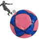 М'яч футбольний PU ламін 891-2 зшитий машинним способом Рожевий