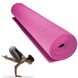 Килимок для йоги та фітнес Power System Fitness Yoga Рожевий