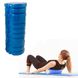 Ролик масажний для йоги, фітнесу (спини і ніг) OSPORT (33 * 14 см) Синій