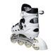 Ролики детские раздвижные с полным комплектом защиты р 34-37 Scale Sports White Белые