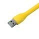 Портативный гибкий LED USB светильник Желтый