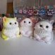 Сквиш-антистресс Котик сидит 11*16см Pinch Family Белый с серым
