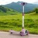 Самокат детский трехколесный 125*47см с подсветкой и музыкой Skyper FG-01350 Розовый