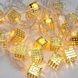 Гирлянда LED Кубики металлические 3м 220V Золото