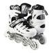 Ролики детские раздвижные с полным комплектом защиты р 34-37 Scale Sports White Белые