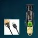 Тример акумуляторний з LED-дисплеєм та 5 змінними насадками VGR V-935 GOLD Чорна із золотим
