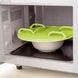 Подставка для одновременного разогревания 2-х блюд в микроволновке Microwave tray AND1578 Желтая