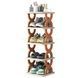 Полиця для взуття та речей на 5 ярусів Shoe rack Помаранчева